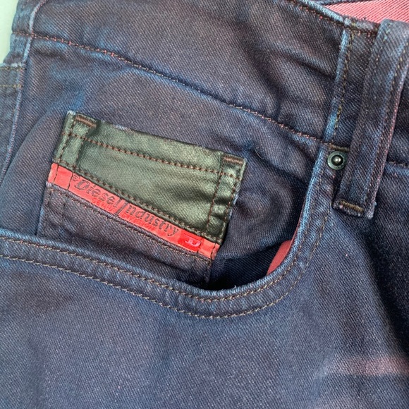 Deep Purple Skinny Jeans Diesel - Picture 6 of 7